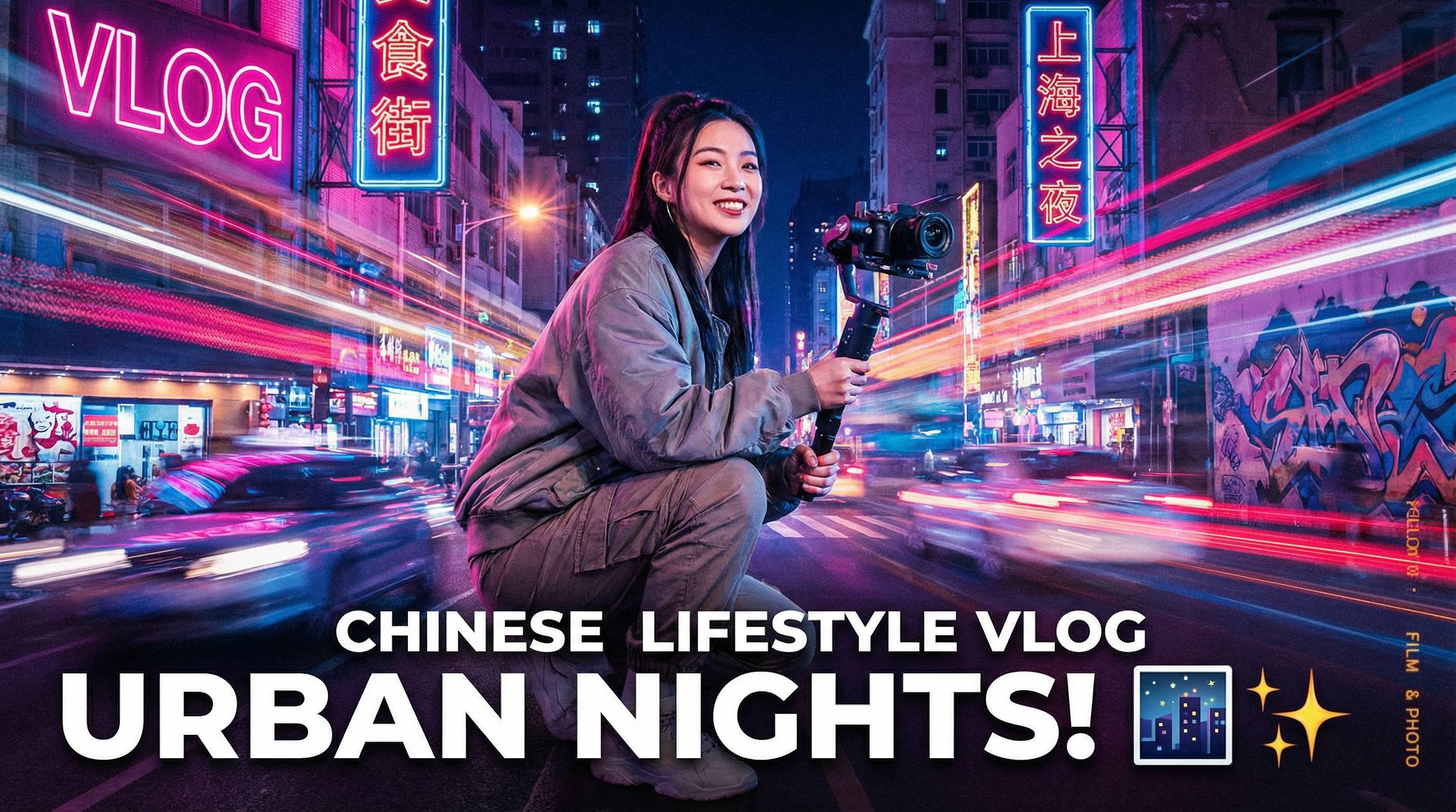 网红主播城市生活视频分享