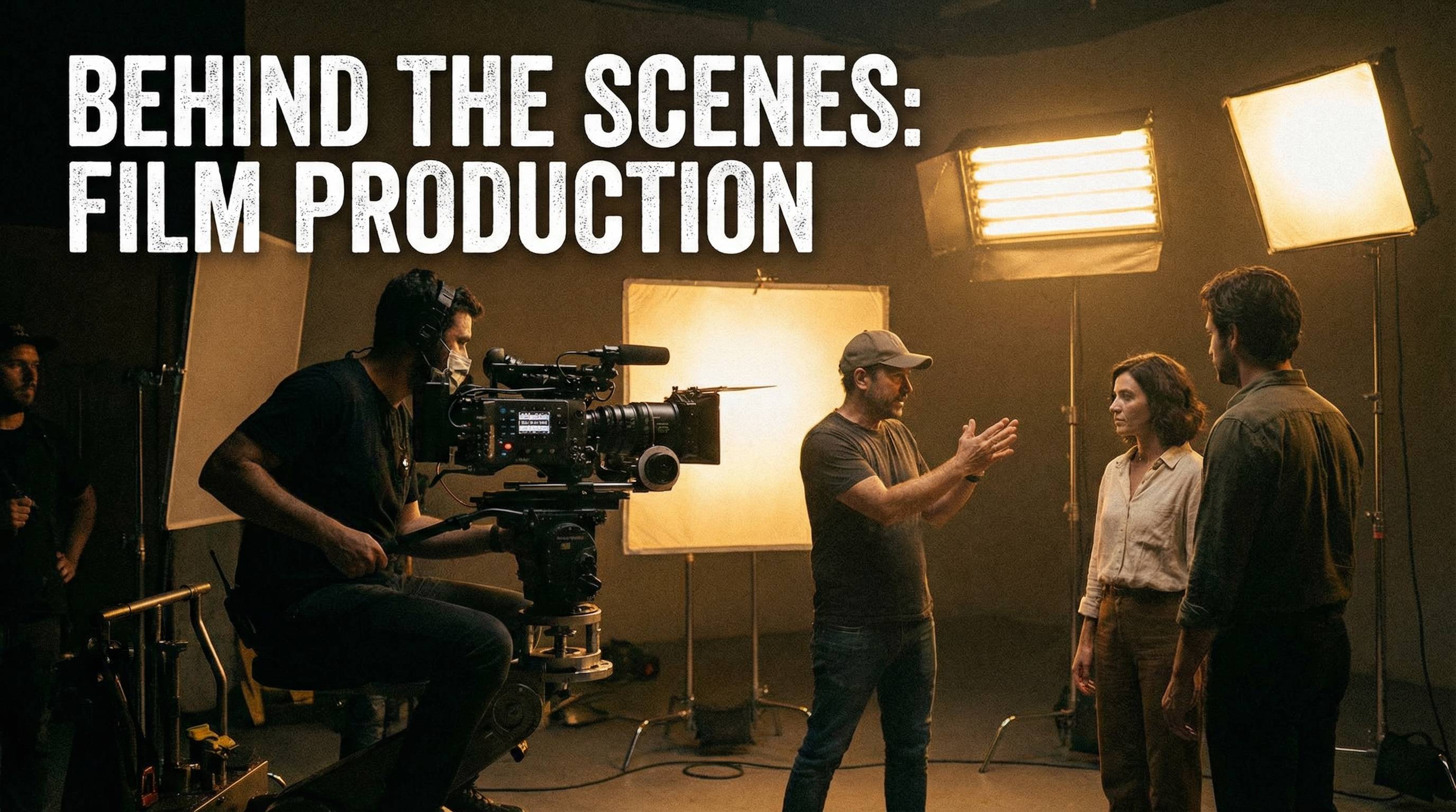 网红主播影视制作幕后视频